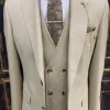 Beige kostuum heren