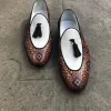 Boho witte loafers
