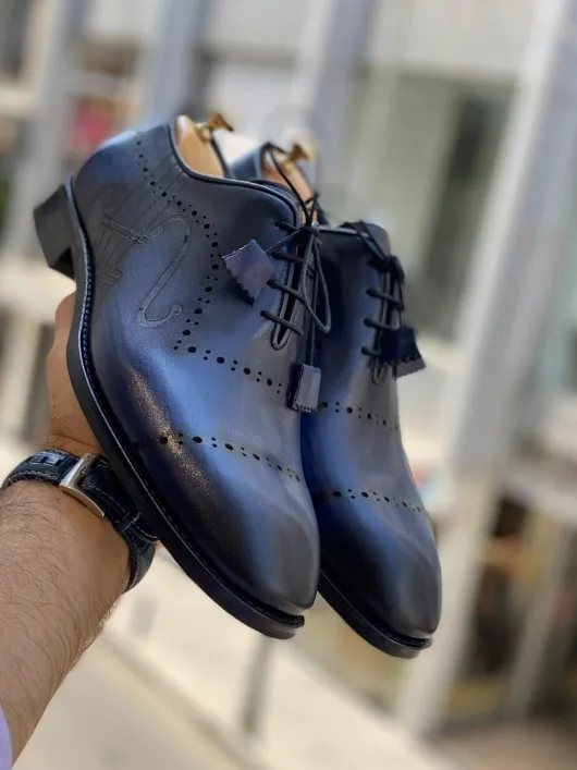 Donker blauw Klassieke schoenen