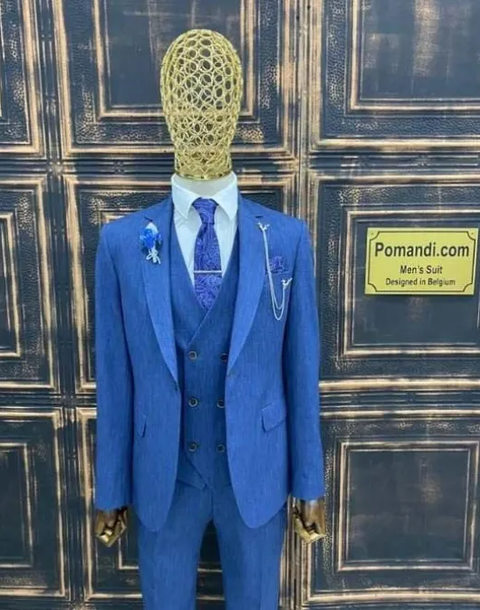 Donkerblauw pak