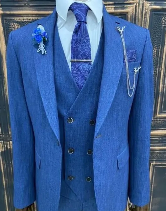 Donkerblauw pak