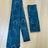 Emerald groene stropdas met patroon