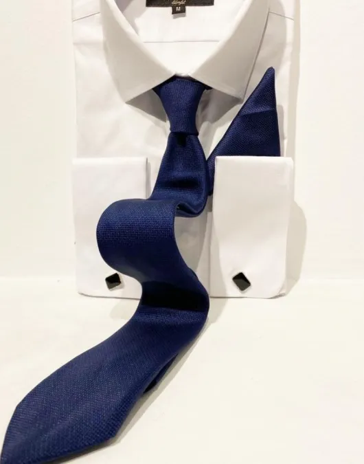 ST13 Blauw Stropdas/vlinderdas