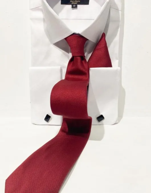 ST12 Rood Stropdas/vlinderdas