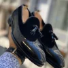 Zwart patroon mocassins/ Loafers